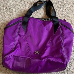 Ivivva purple nylon travel bag